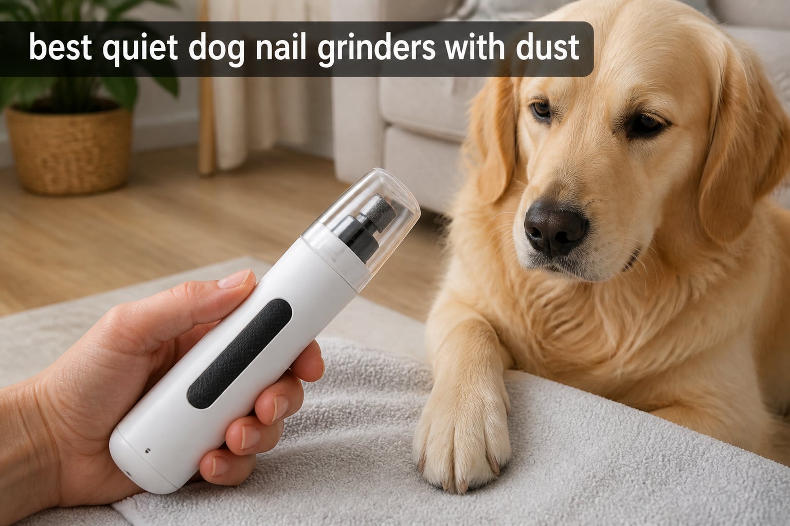 best quiet dog nail grinders with dust