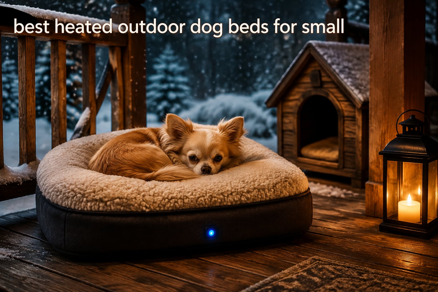 best heated outdoor dog beds for small