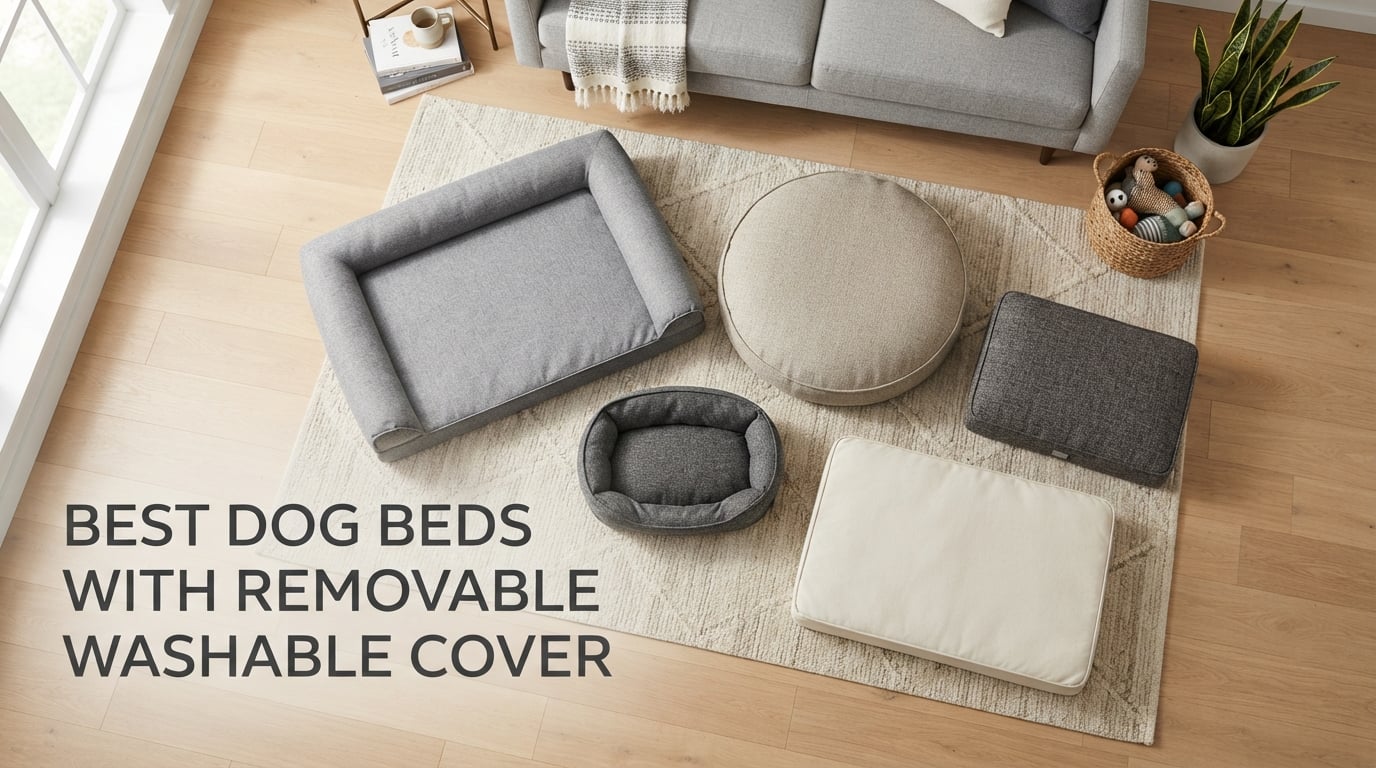 best dog beds with removable washable cover