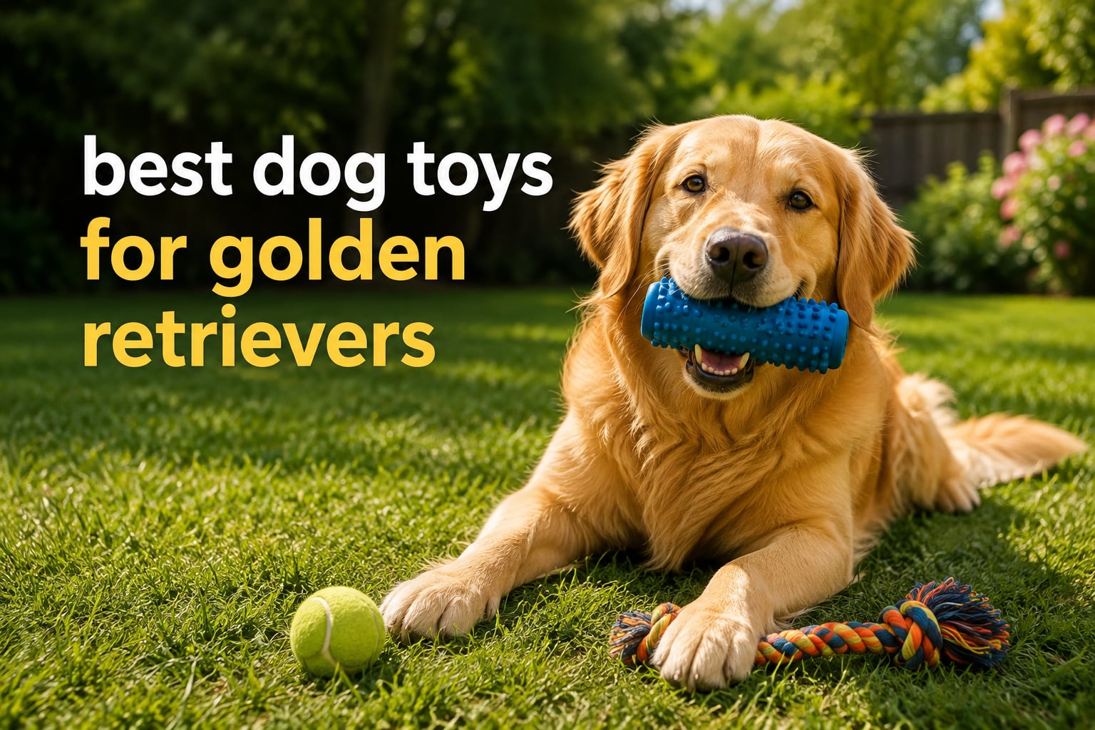 best dog toys for golden retrievers