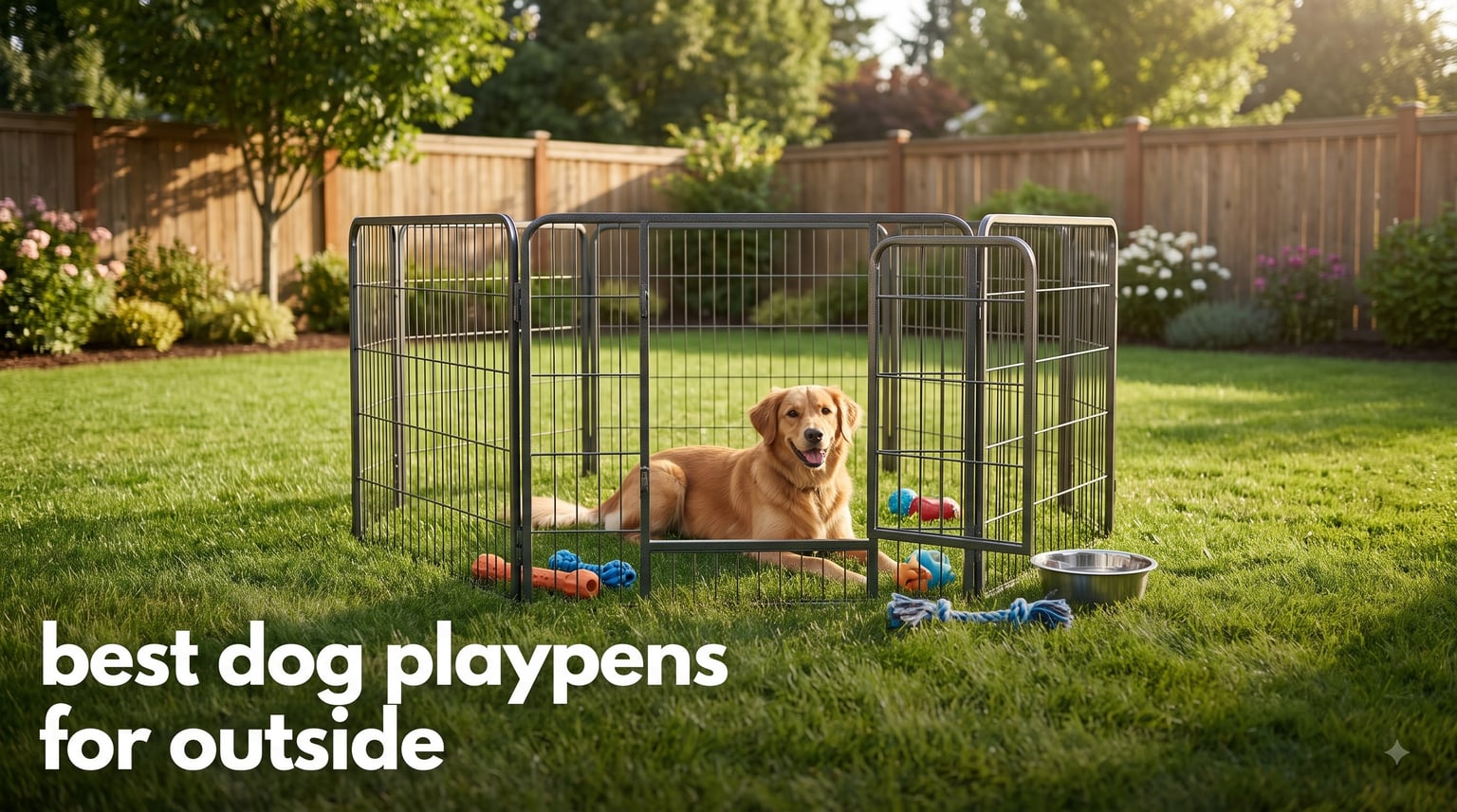 best dog playpens for outside