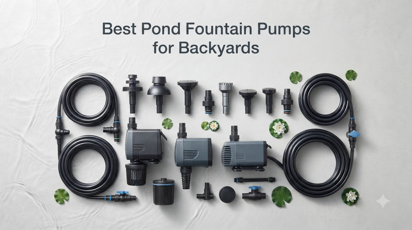 Best Pond Fountain Pumps for Backyards