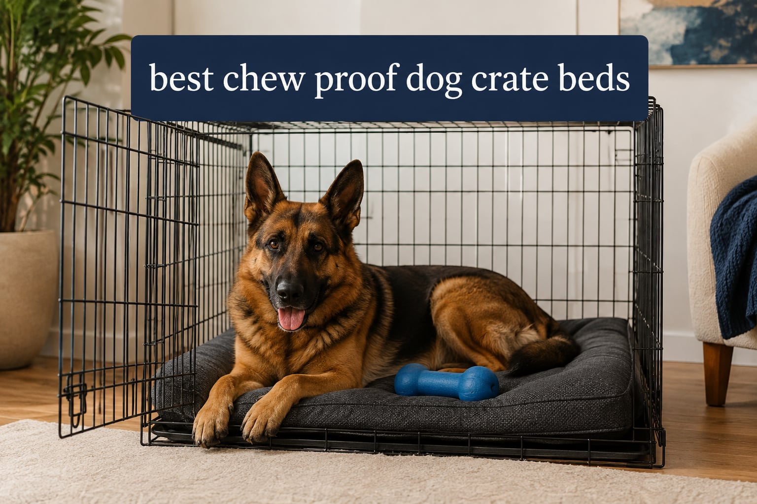 best chew proof dog crate beds