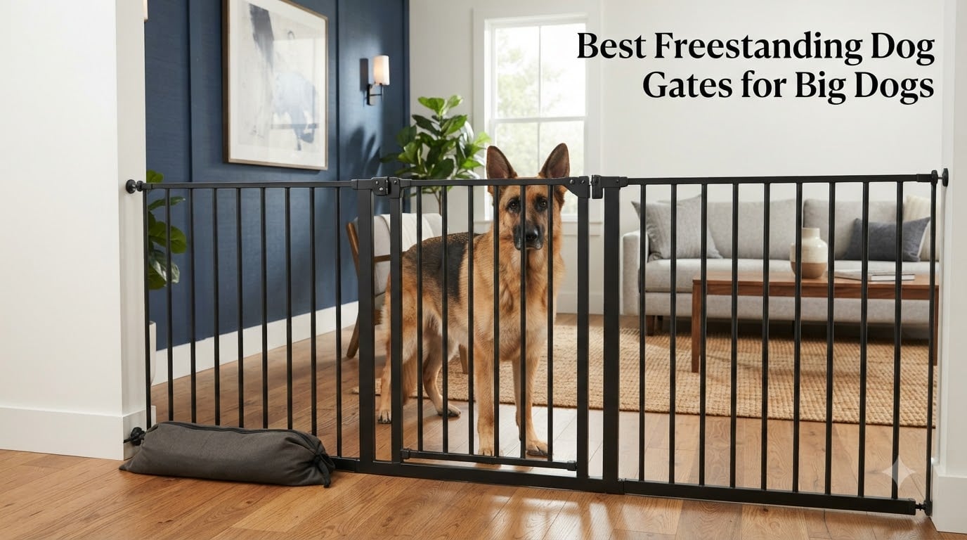 Best Freestanding Dog Gates for Big Dogs