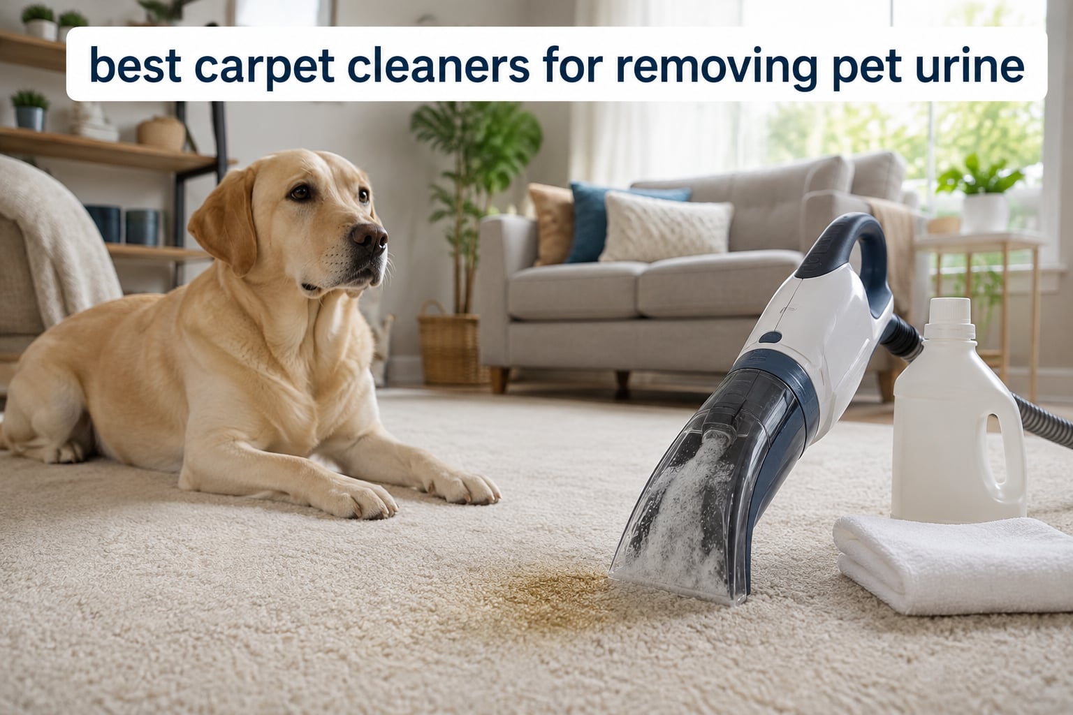 best carpet cleaners for removing pet urine