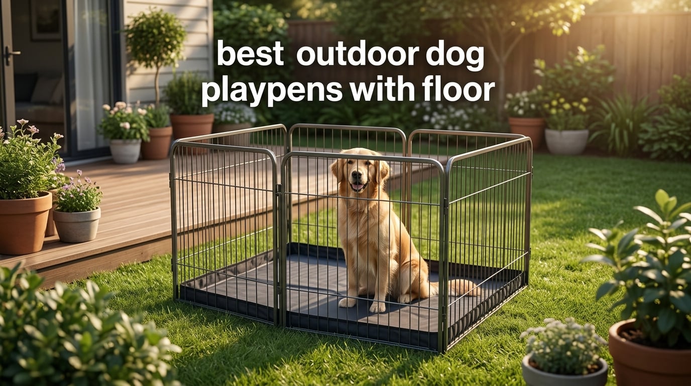 best outdoor dog playpens with floor