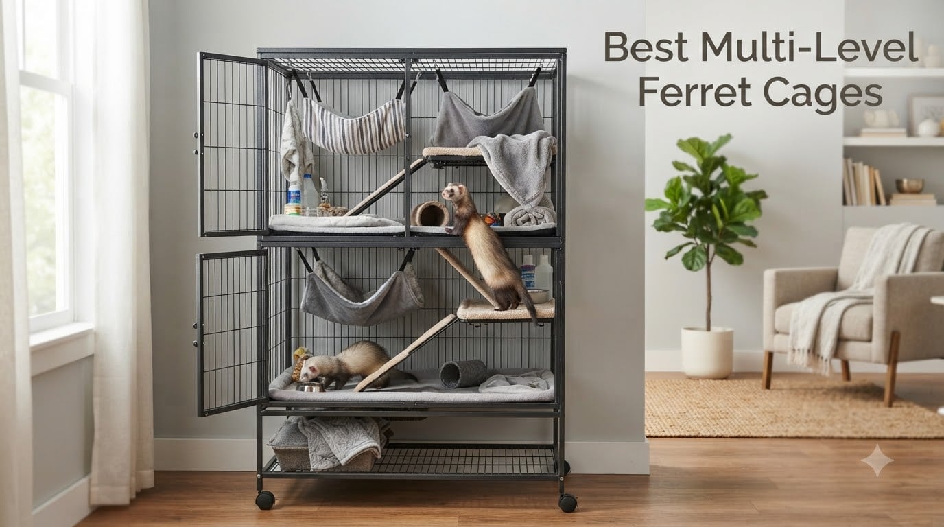 Best Multi-Level Ferret Cages
