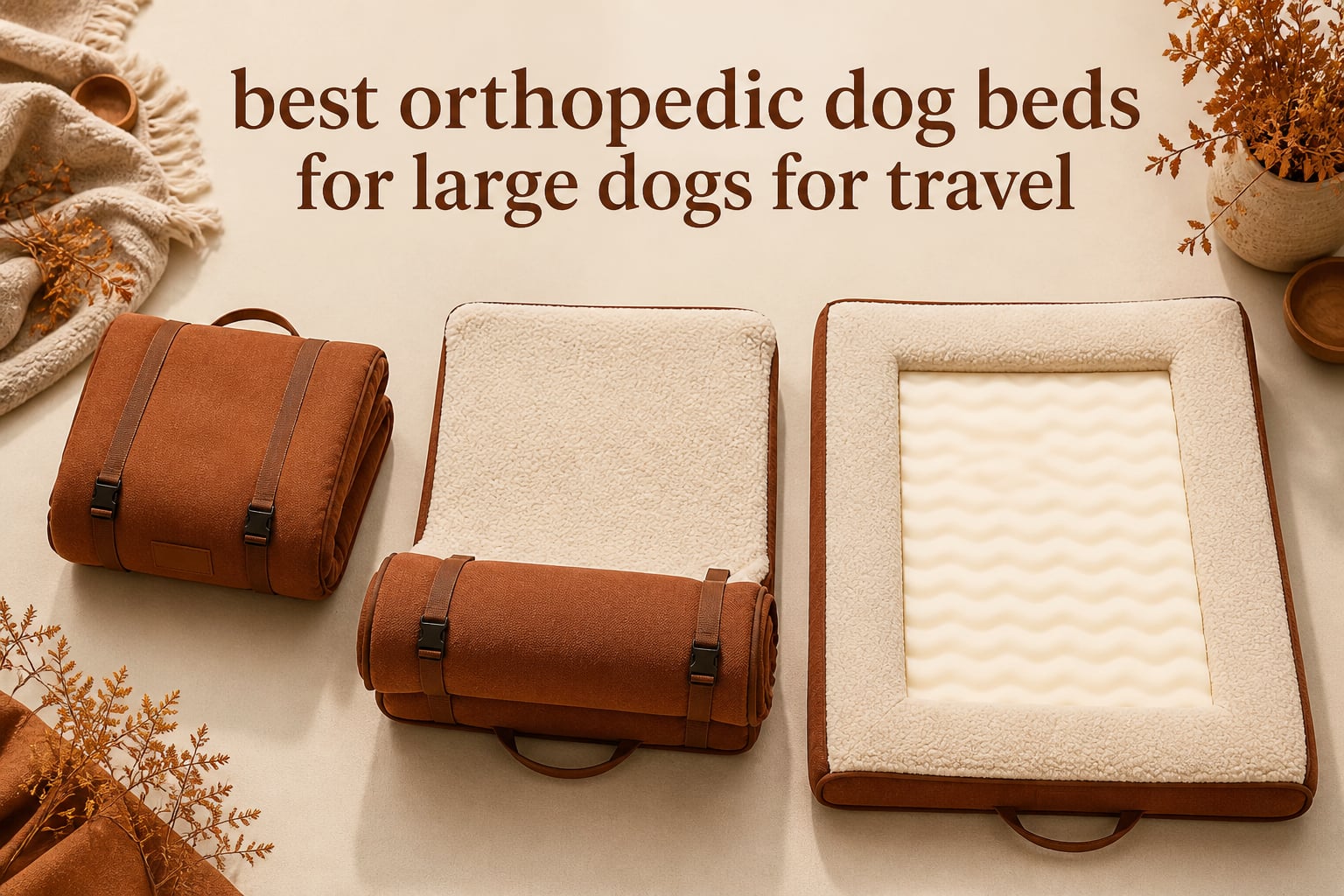 best orthopedic dog beds for large dogs for travel