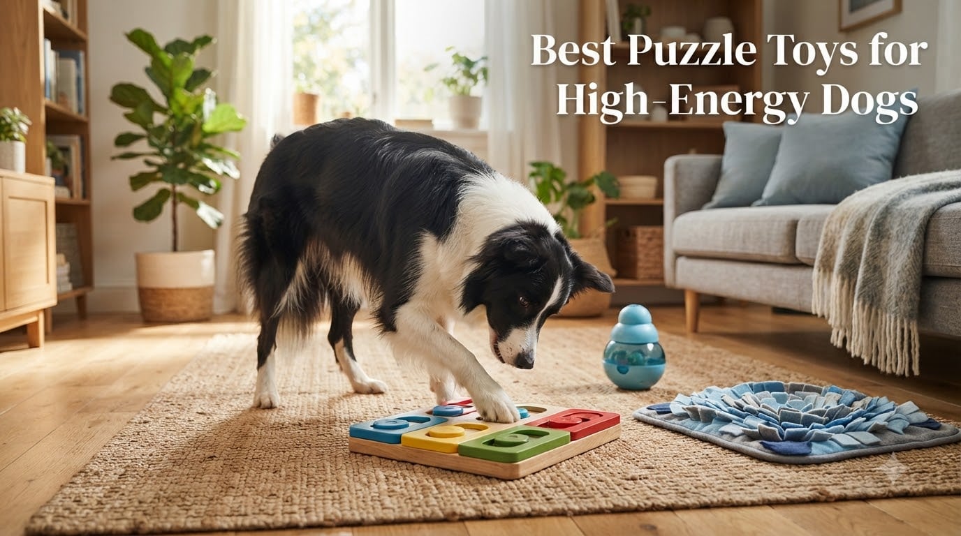Best Puzzle Toys for High-Energy Dogs