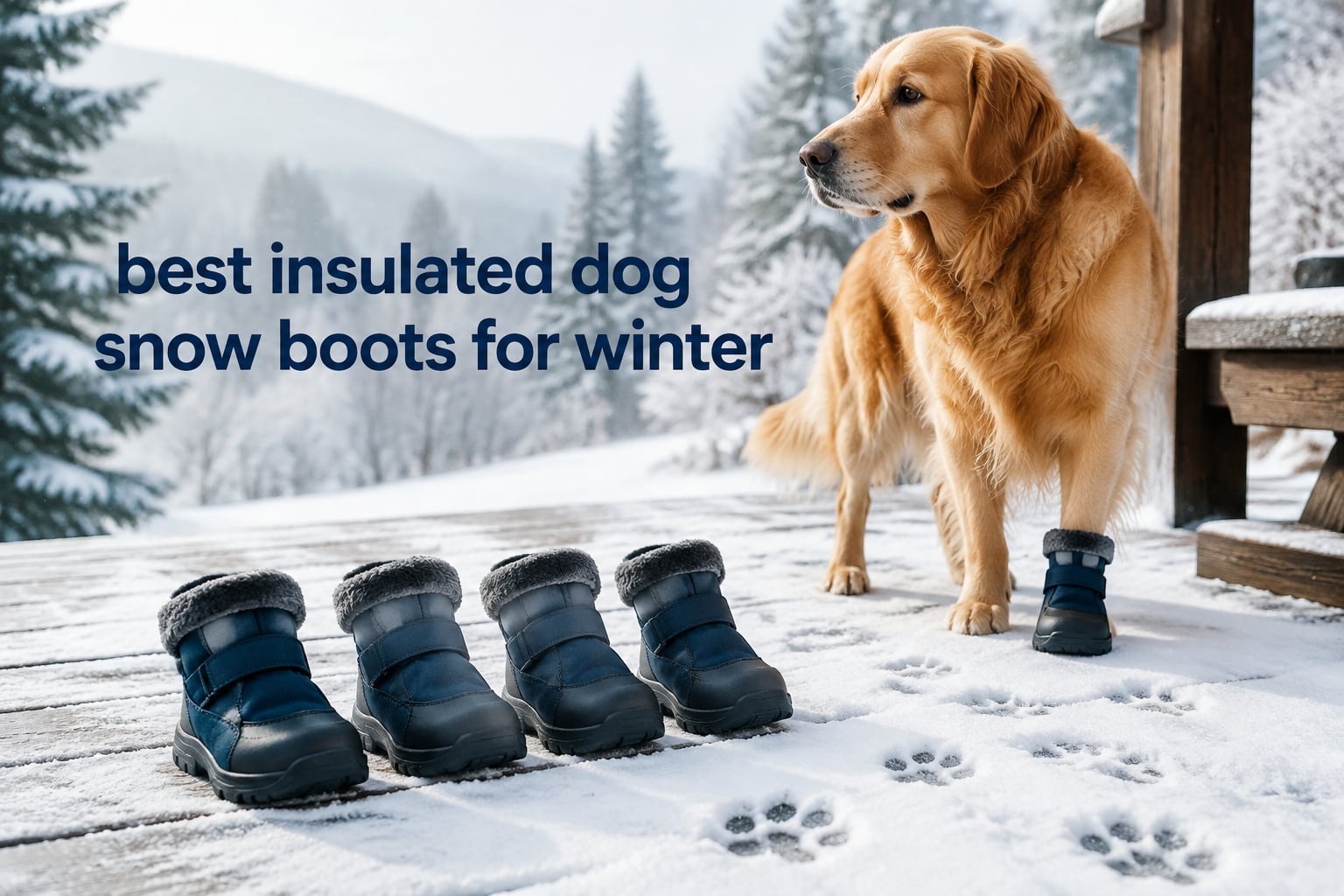 best insulated dog snow boots for winter