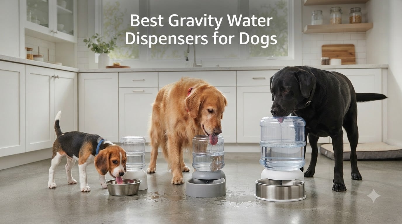 Best Gravity Water Dispensers for Dogs