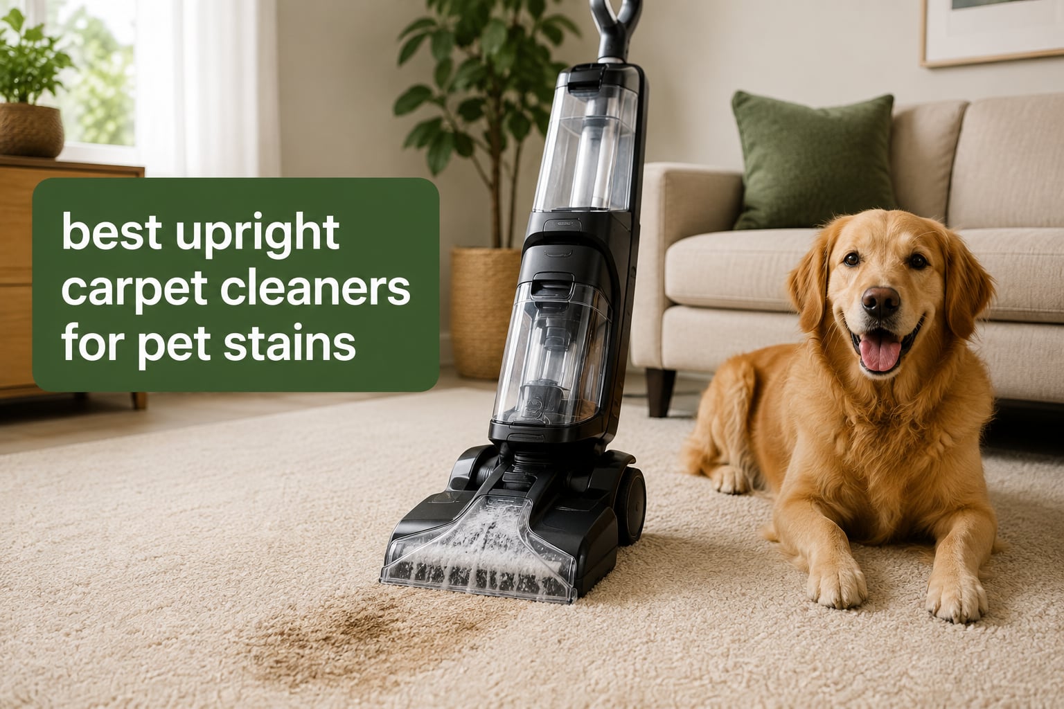 best upright carpet cleaners for pet stains