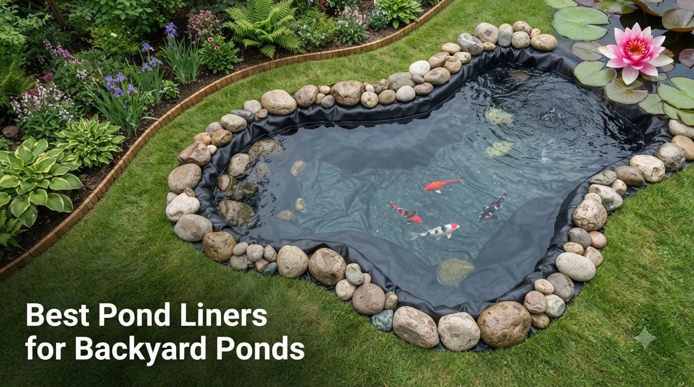 Best Pond Liners for Backyard Ponds