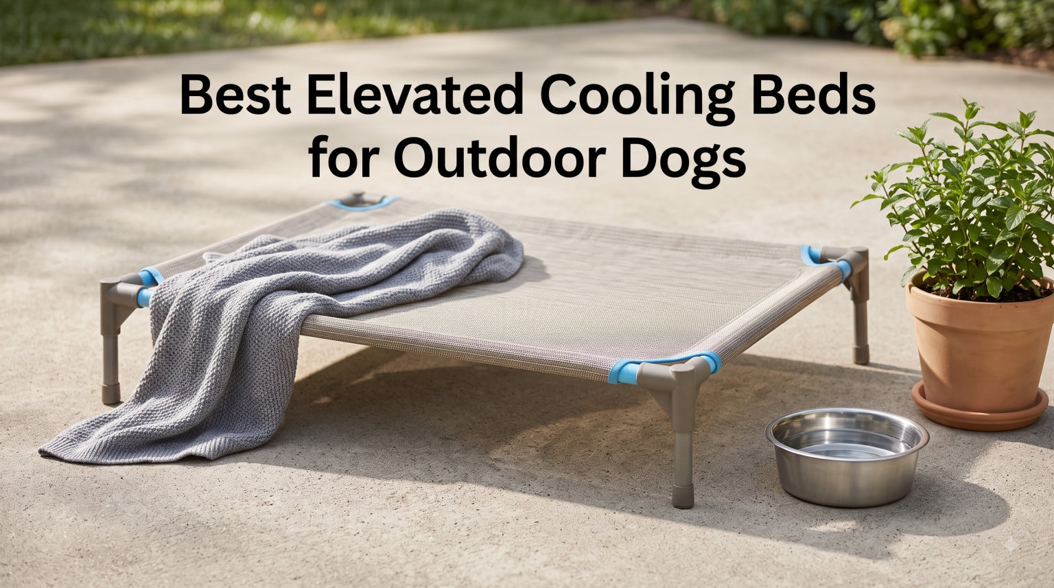 Best Elevated Cooling Beds for Outdoor Dogs
