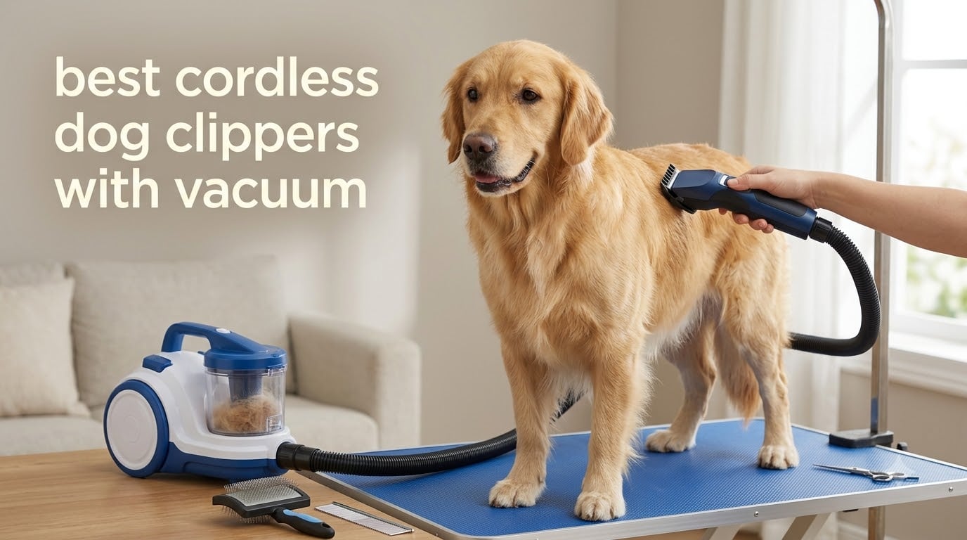 best cordless dog clippers with vacuum