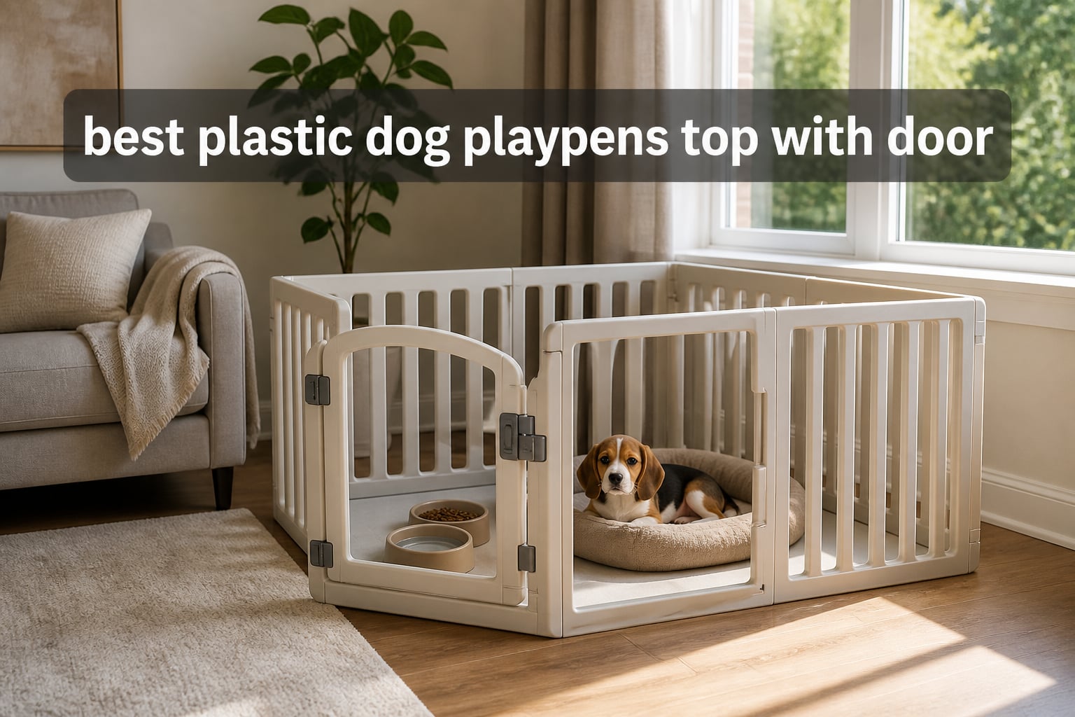 best plastic dog playpens top with door