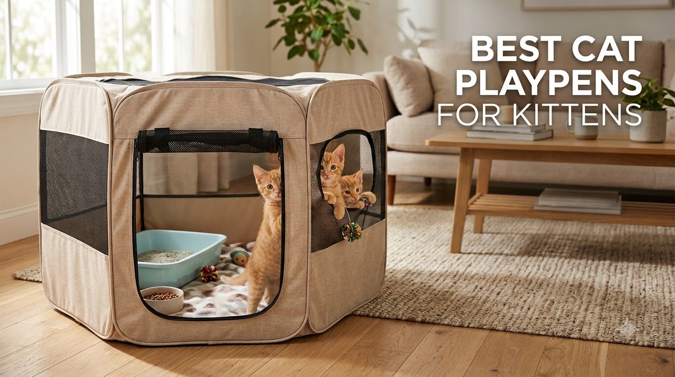 Best Cat Playpens for Kittens
