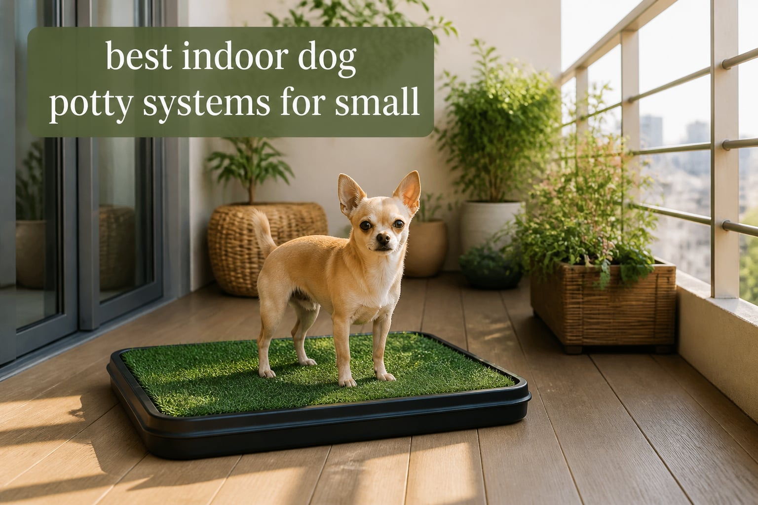 best indoor dog potty systems for small