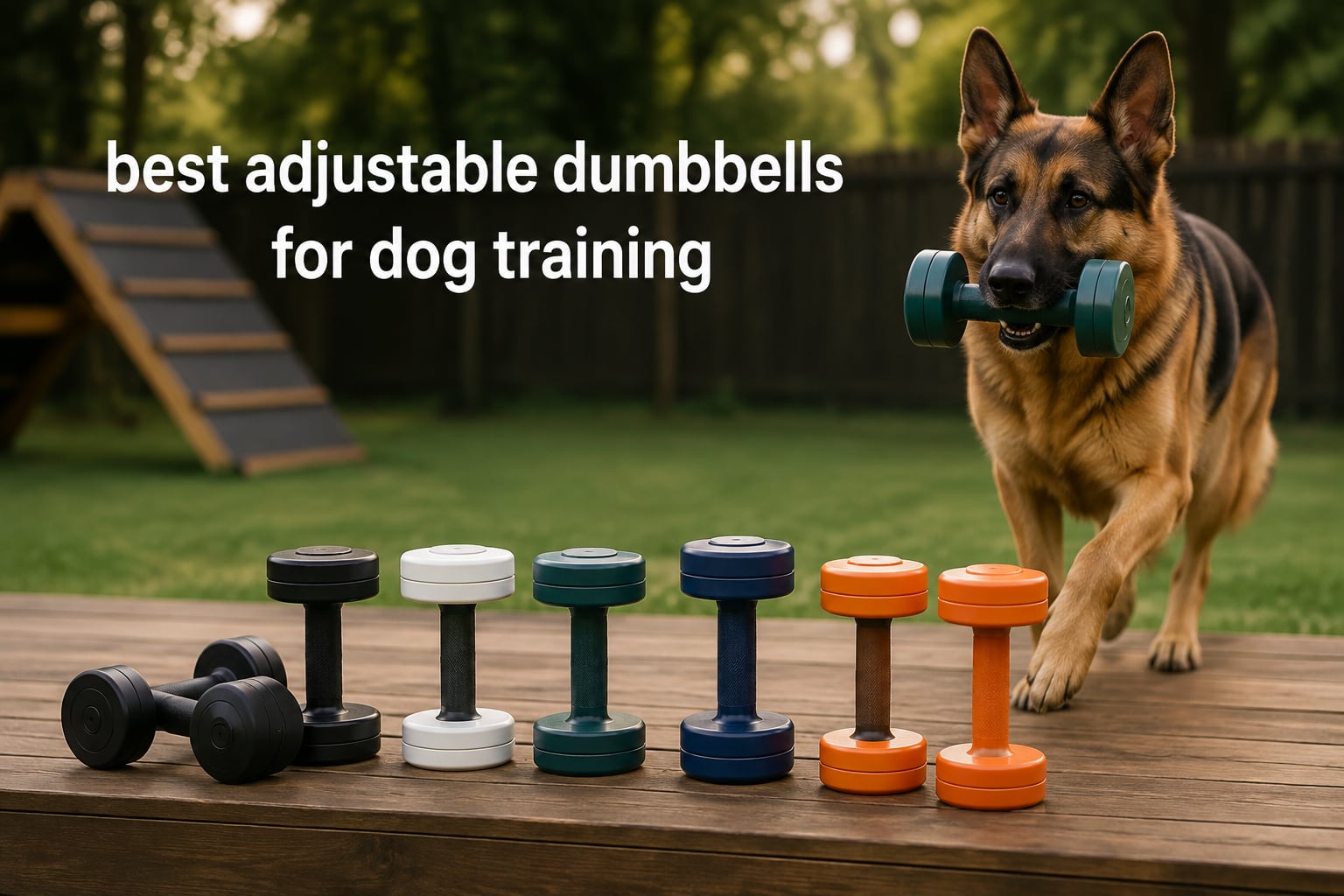 best adjustable dumbbells for dog training