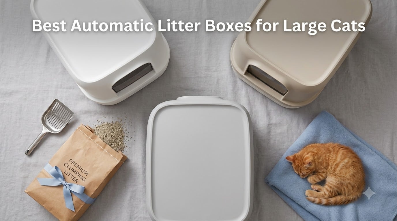 Best Automatic Litter Boxes for Large Cats