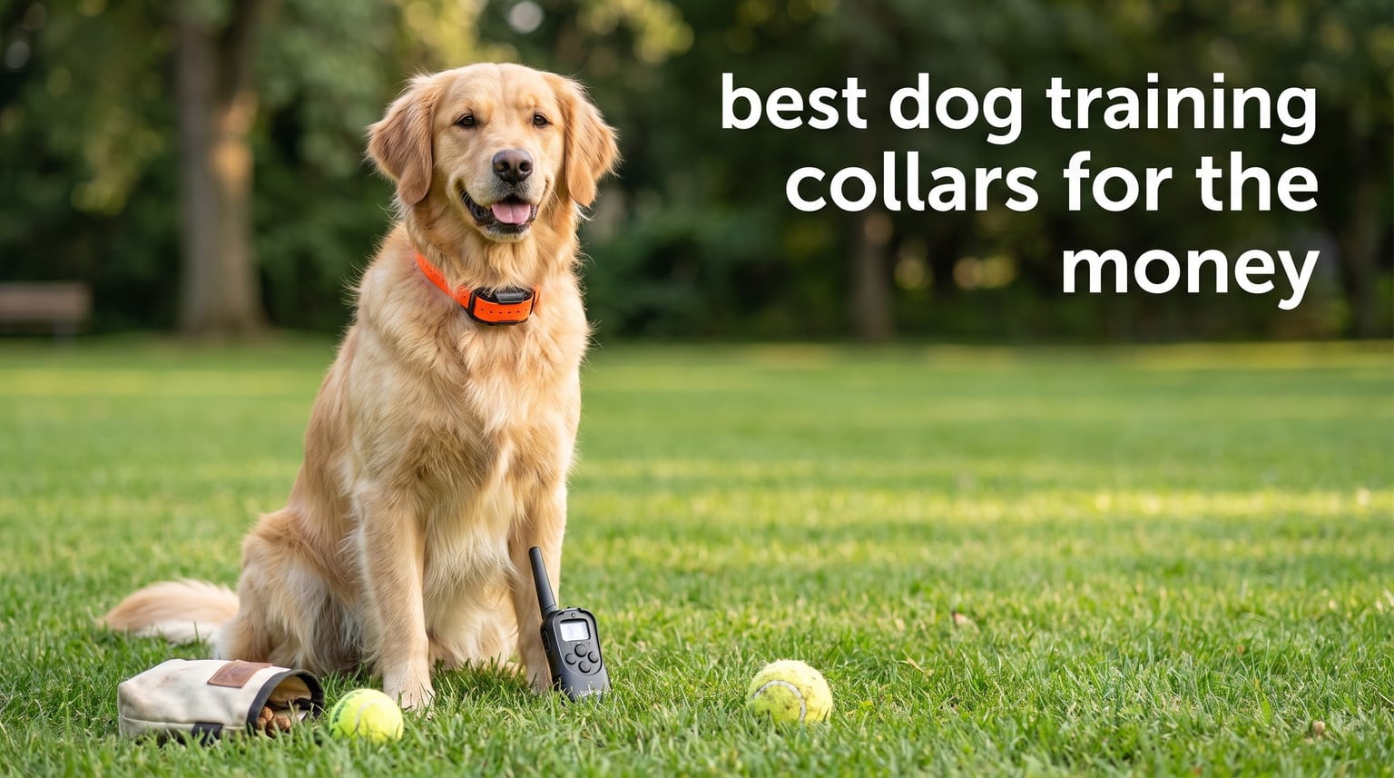 best dog training collars for the money