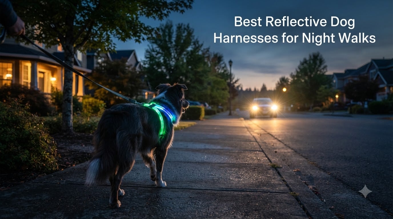 Best Reflective Dog Harnesses for Night Walks