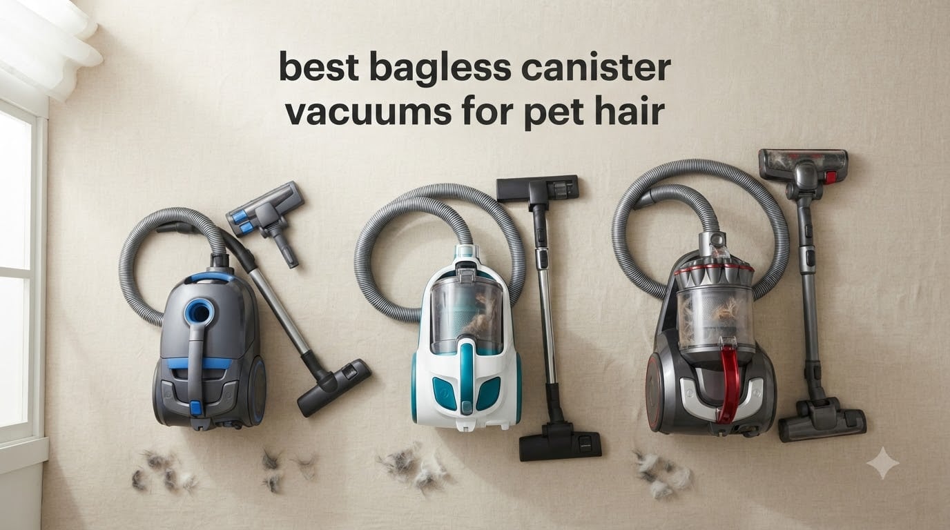 best bagless canister vacuums for pet hair