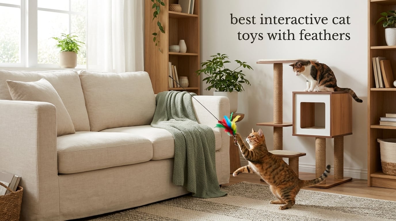 best interactive cat toys with feathers