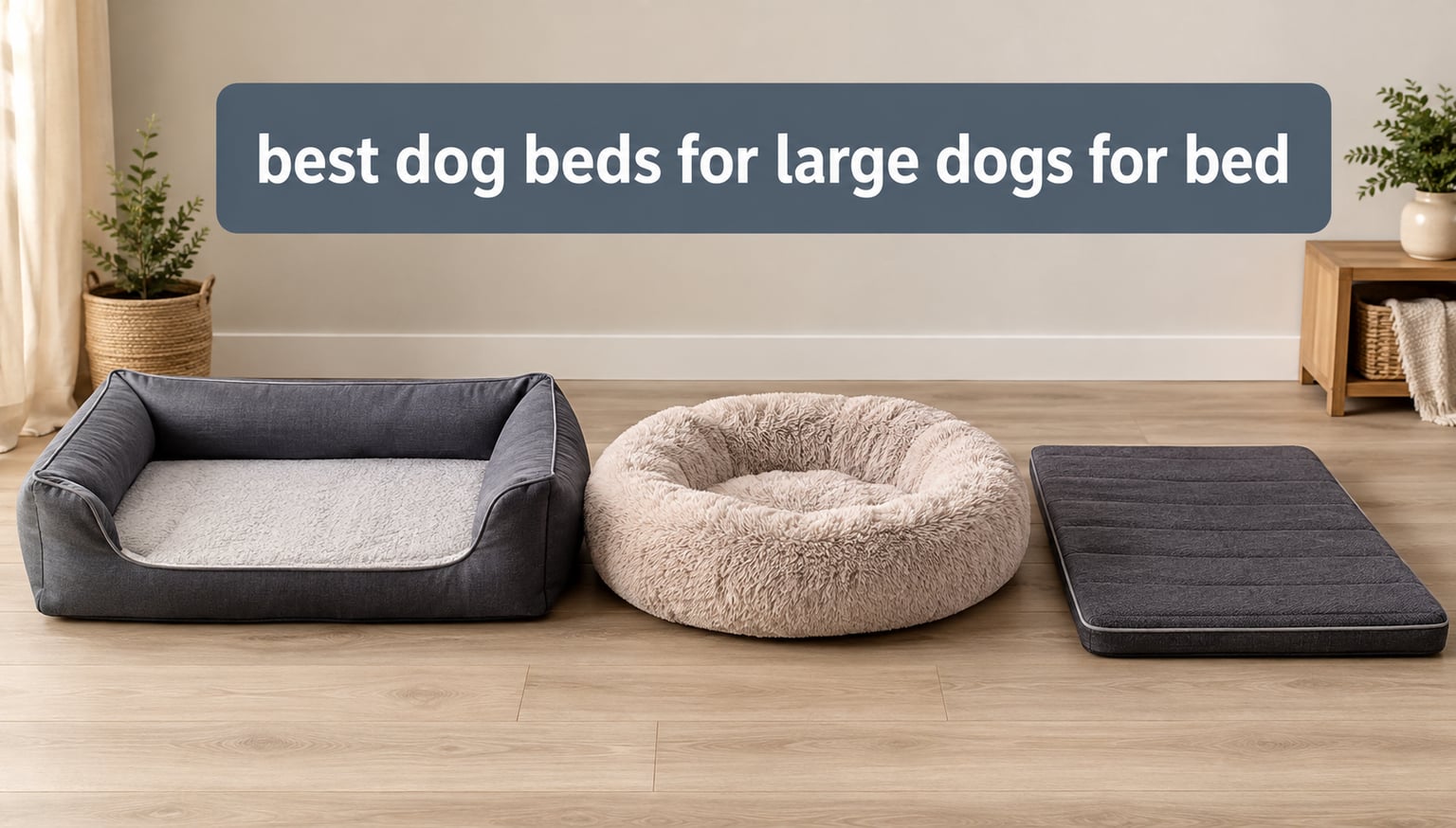 best dog beds for large dogs for bed