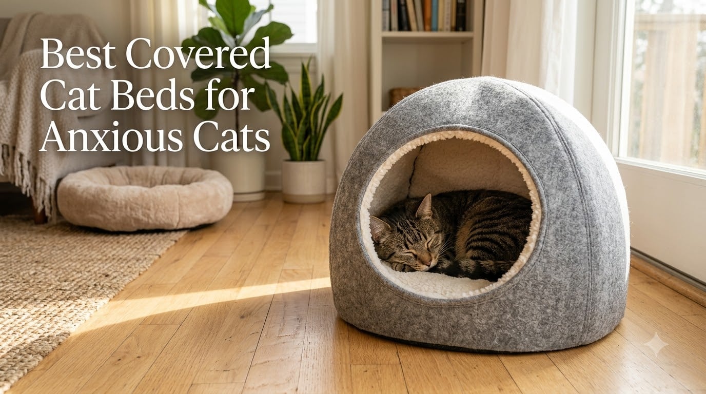 Best Covered Cat Beds for Anxious Cats