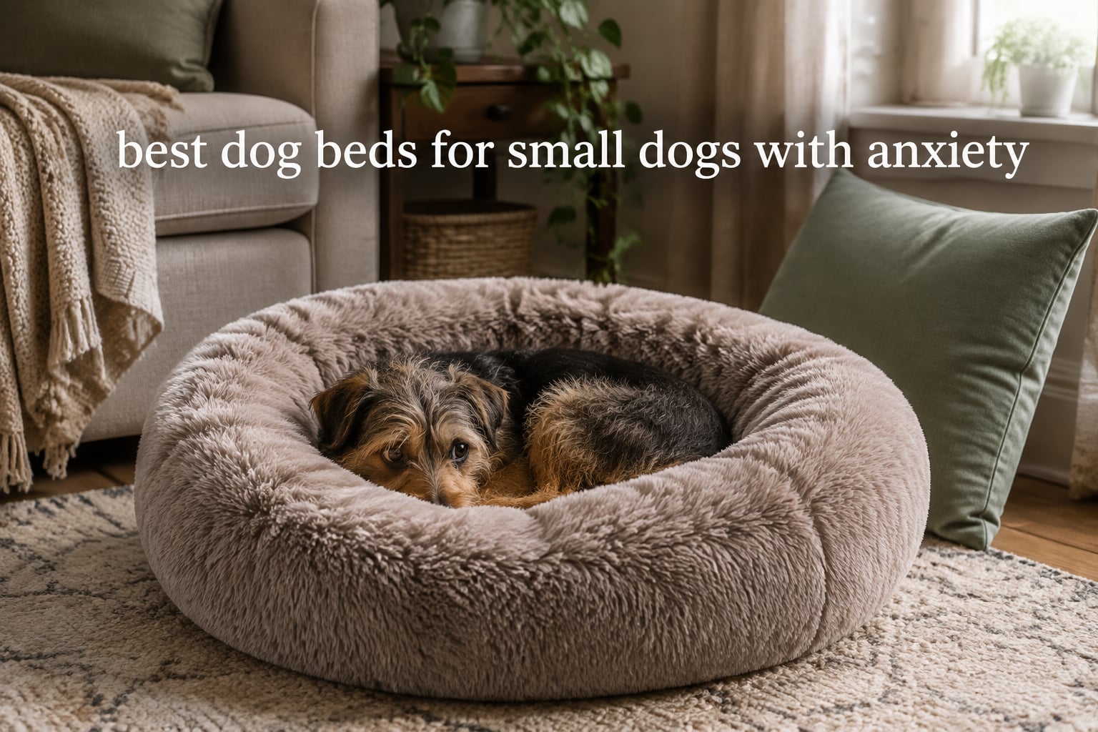 best dog beds for small dogs with anxiety