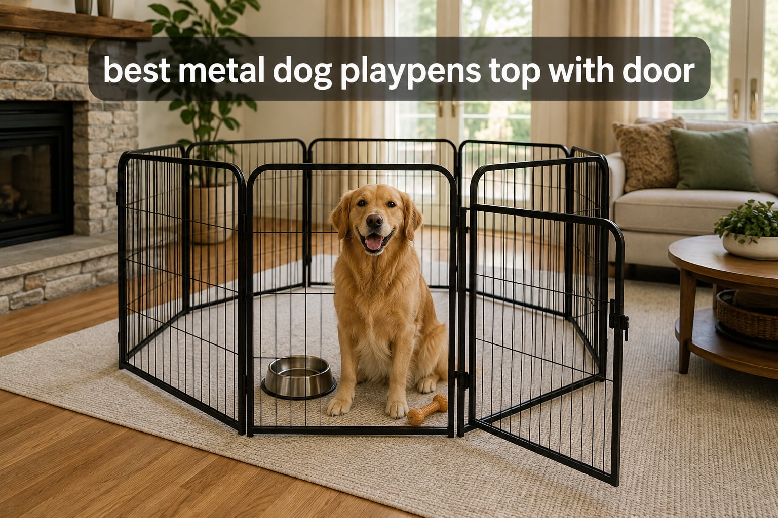 best metal dog playpens top with door