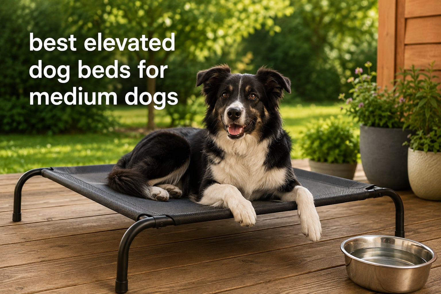 best elevated dog beds for medium dogs