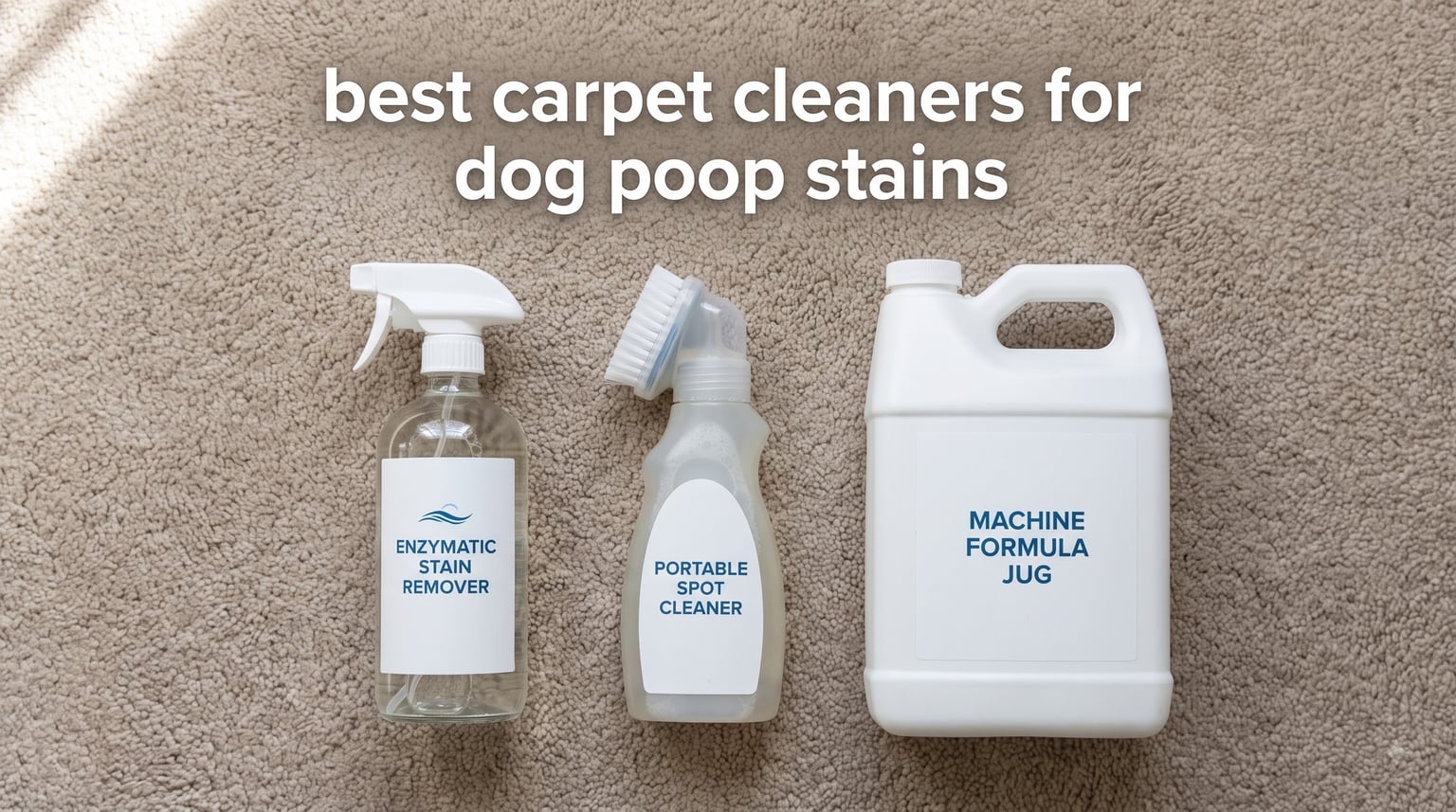 best carpet cleaners for dog poop stains