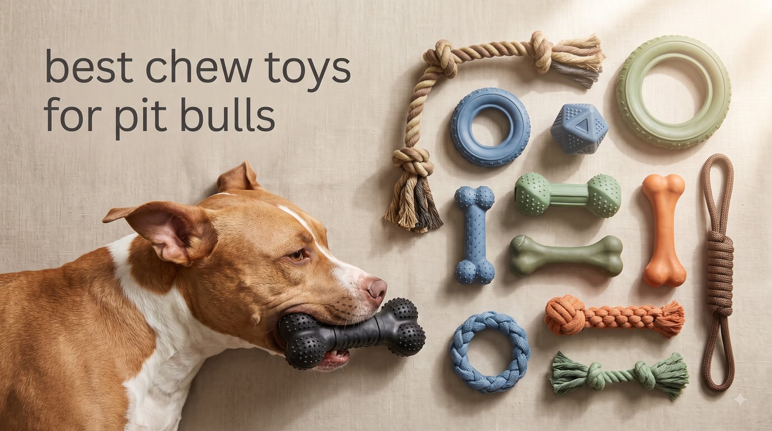 best chew toys for pit bulls