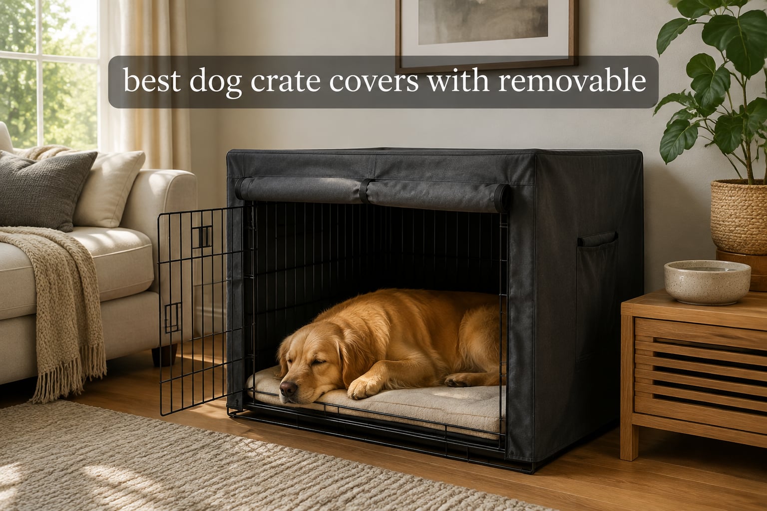 best dog crate covers with removable