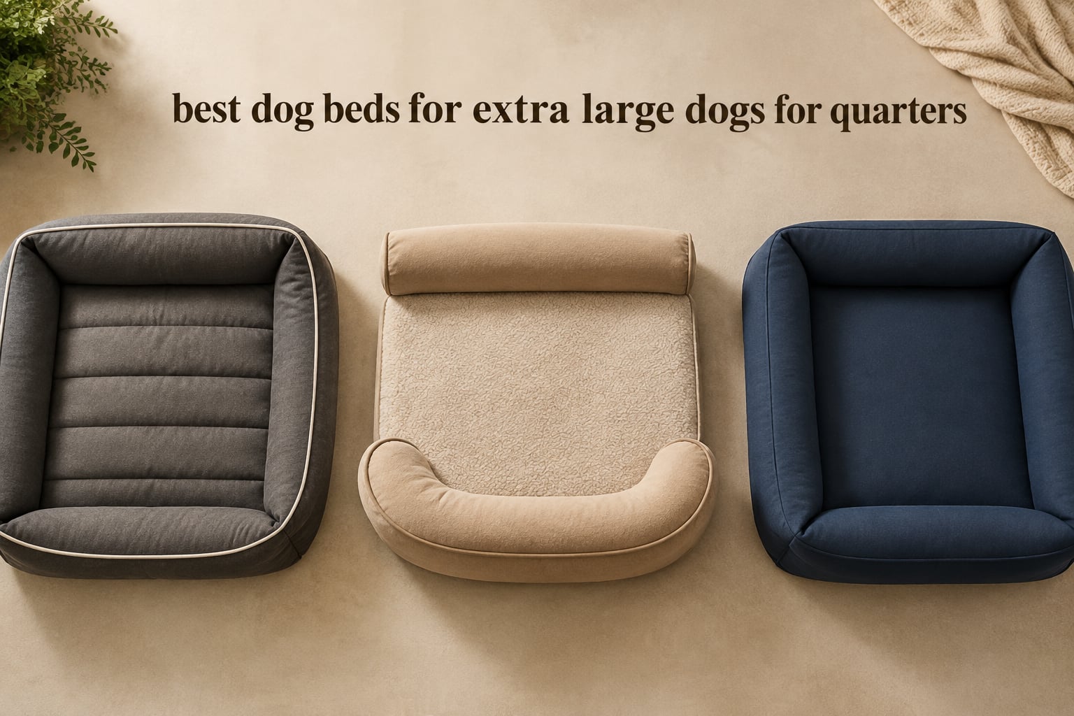 best dog beds for extra large dogs for quarters
