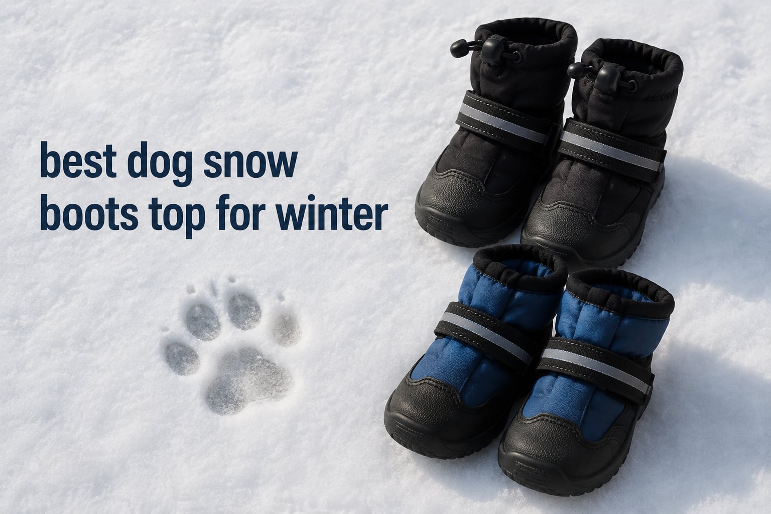 best dog snow boots top for winter