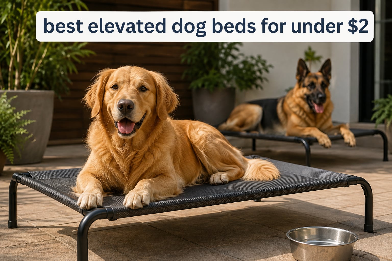 best elevated dog beds for under $2