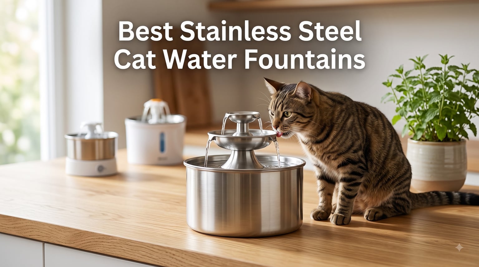 Best Stainless Steel Cat Water Fountains