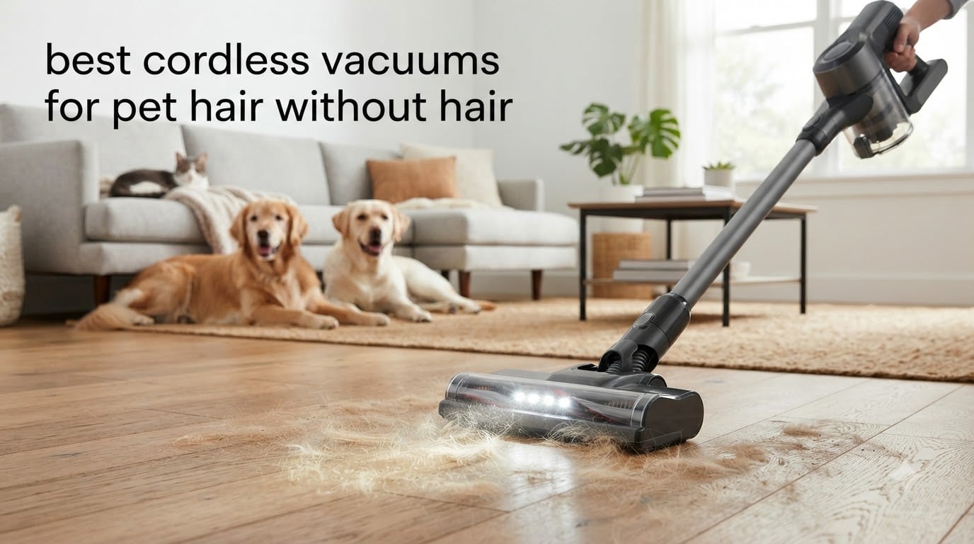 best cordless vacuums for pet hair without hair
