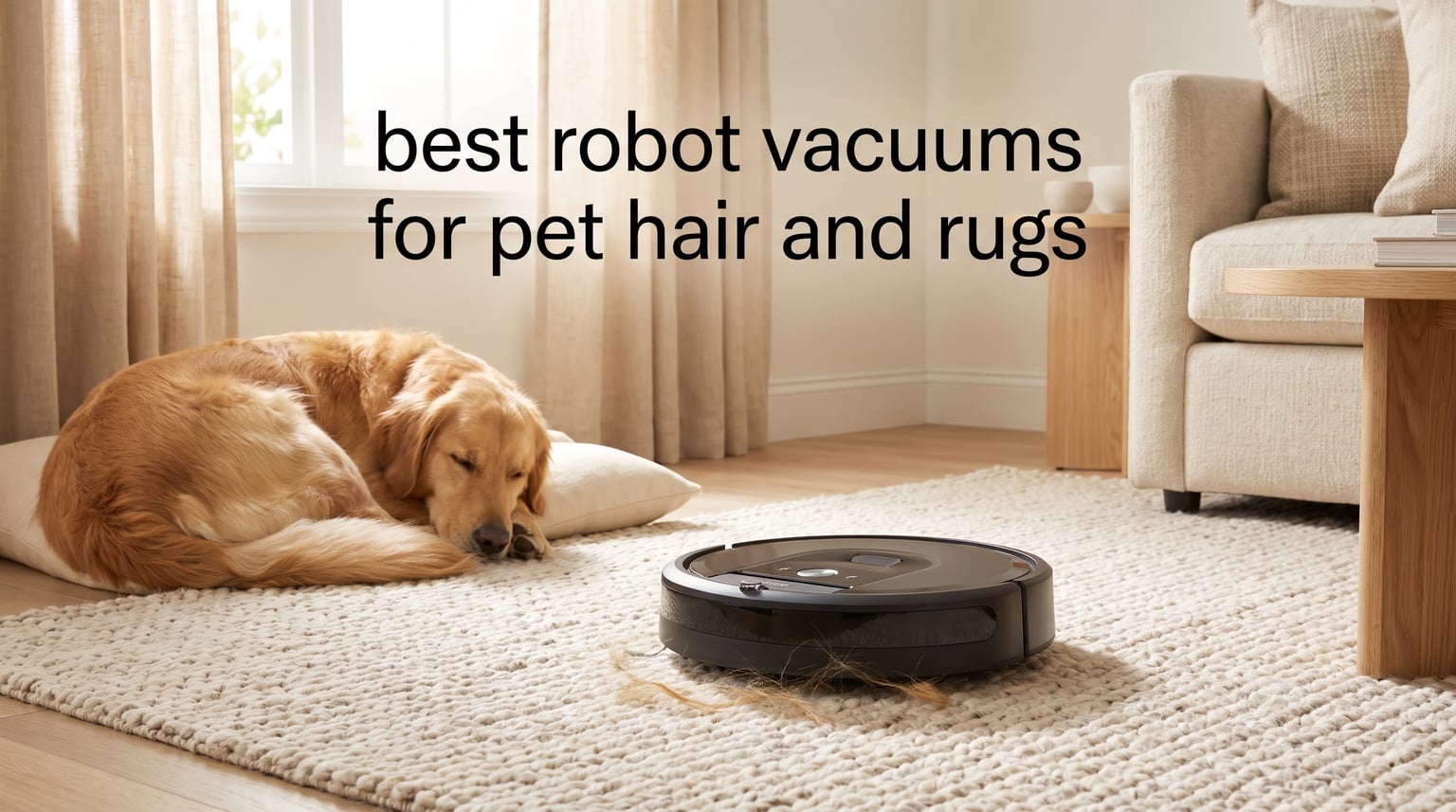 best robot vacuums for pet hair and rugs
