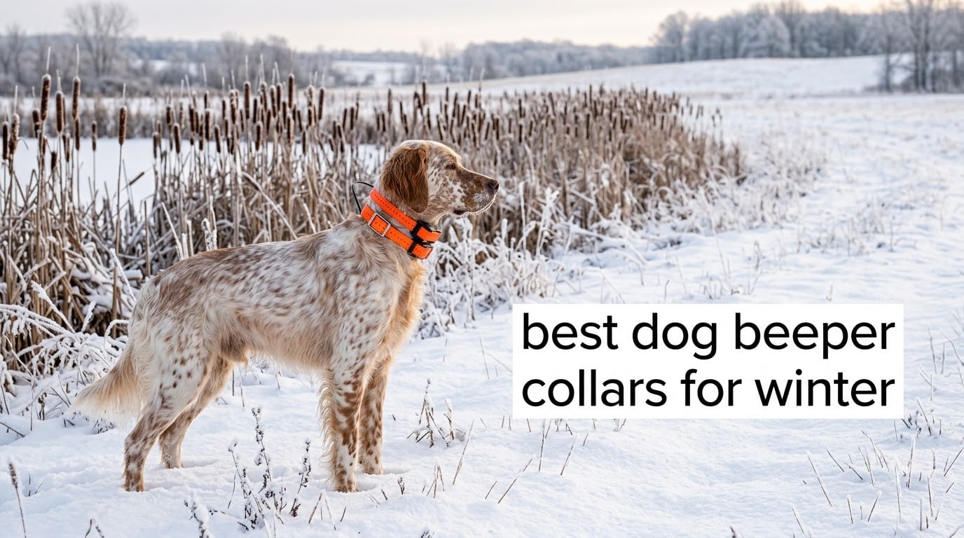 best dog beeper collars for winter