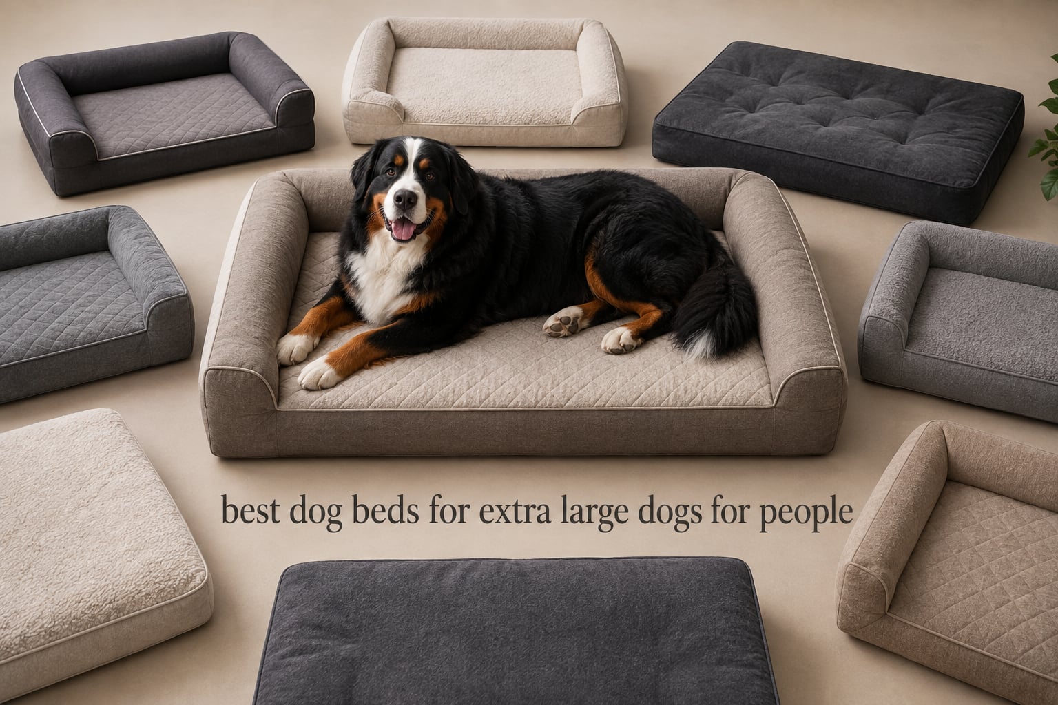 best dog beds for extra large dogs for people