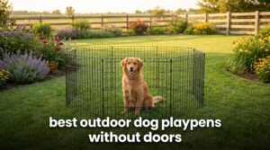 best outdoor dog playpens without doors
