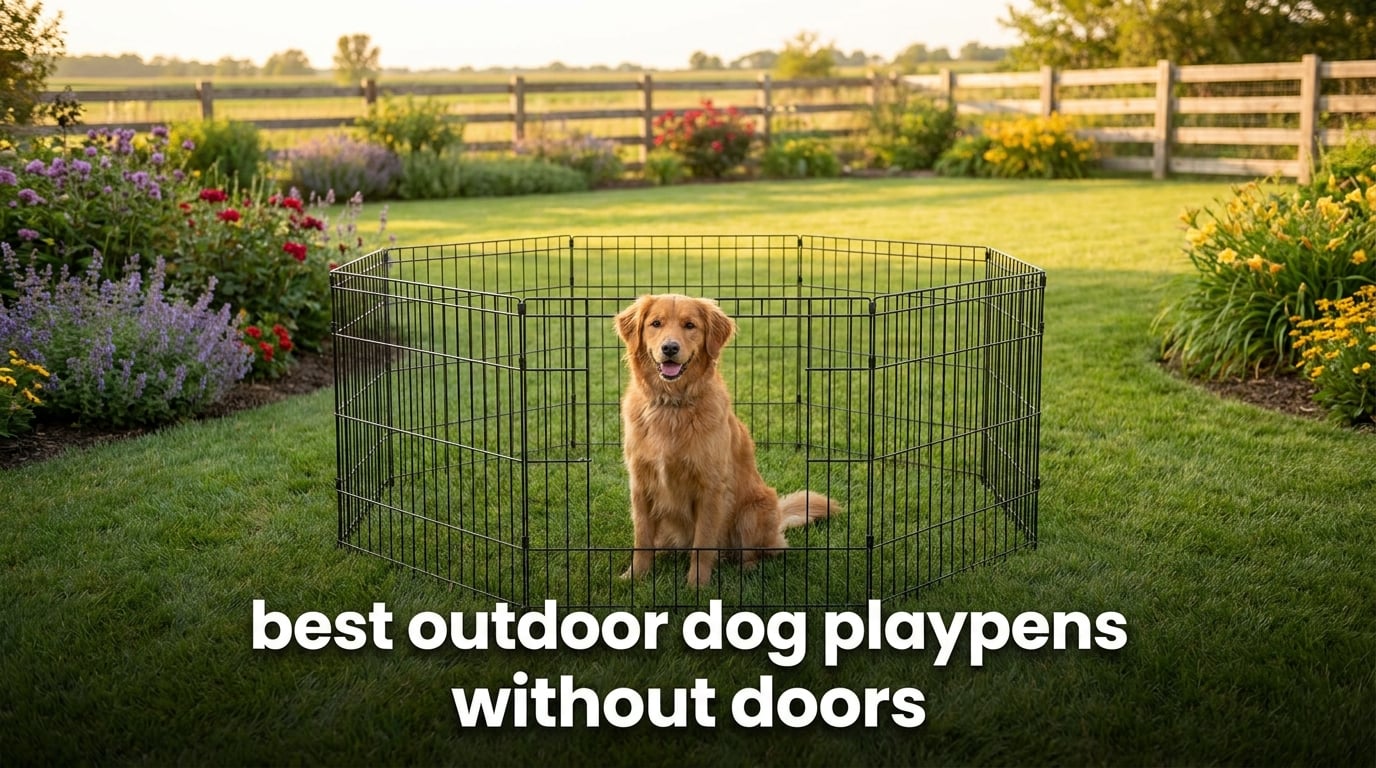 best outdoor dog playpens without doors