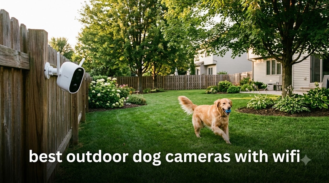 best outdoor dog cameras with wifi