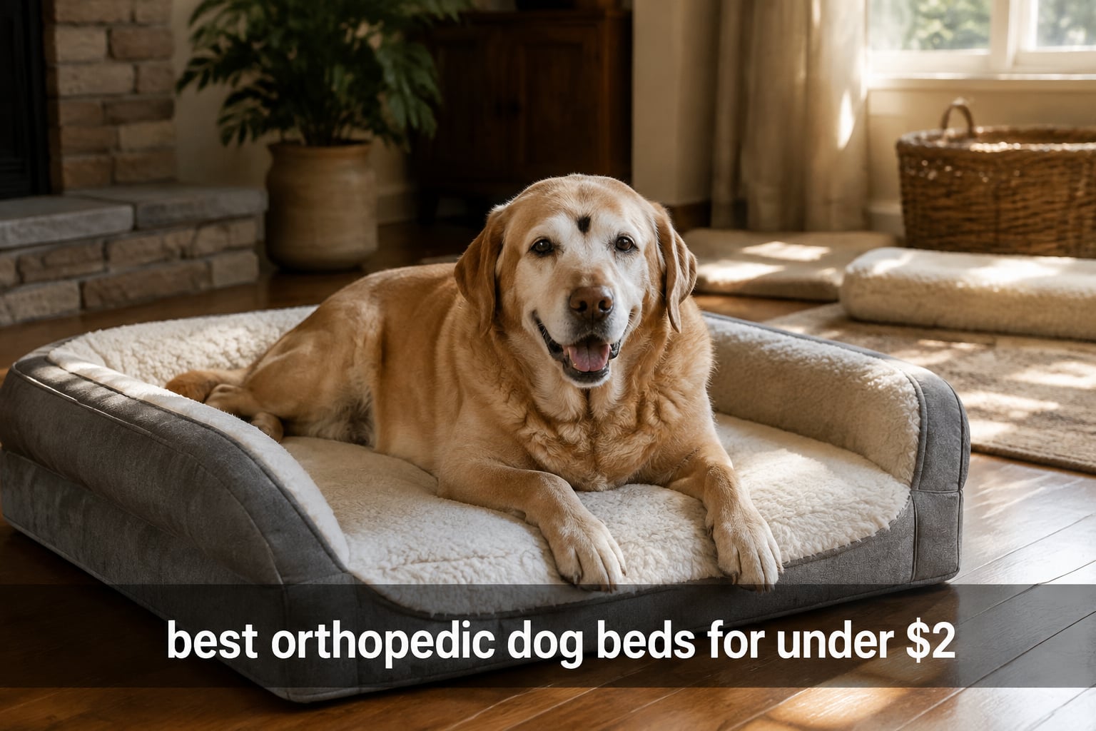 best orthopedic dog beds for under $2