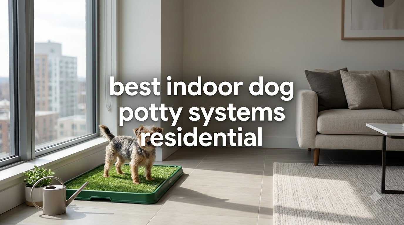 best indoor dog potty systems residential
