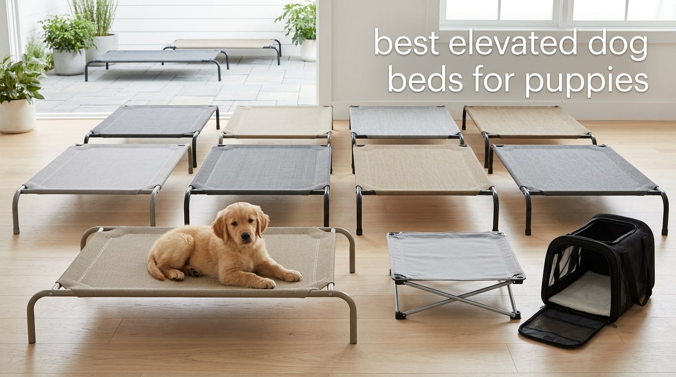 best elevated dog beds for puppies